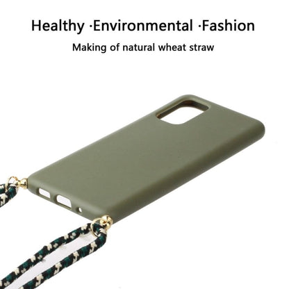 Crossbody TPU Hoesje met Verstelbaar Koord voor Galaxy S20 Plus Groen
