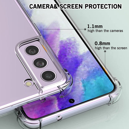 Transparant TPU telefoonhoesje met Air Cushion voor Galaxy S21 FE