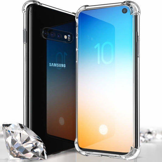Transparant TPU Hoesje met Air Cushion voor Galaxy S10