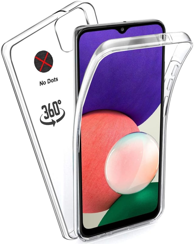 Transparant hybride 360 hoesje met schermbescherming
