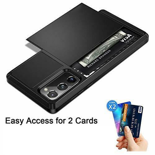 Slide Armor telefoonhoesje met pashouder voor Galaxy Note 20 Ultra