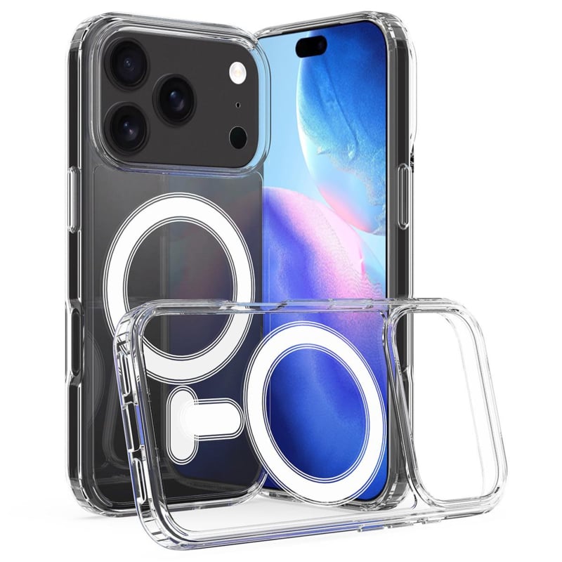 Transparant MagSafe telefoonhoesje voor iPhone 17 Pro