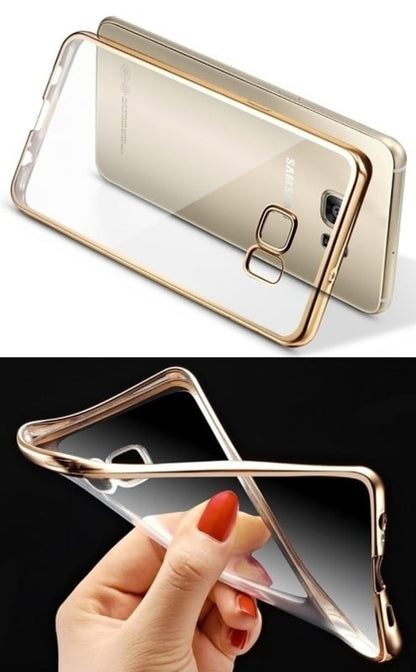 Transparant TPU hoesje voor Samsung Galaxy S7 Edge met coating