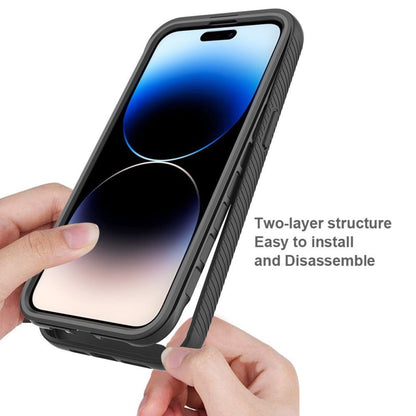 360° telefoonhoesje met ingebouwde screenprotector voor iPhone 15 Pro Max