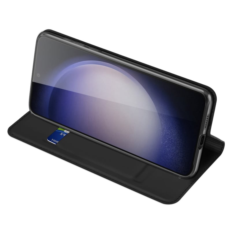 Leren flip case voor Samsung Galaxy S24 Plus met pashouder