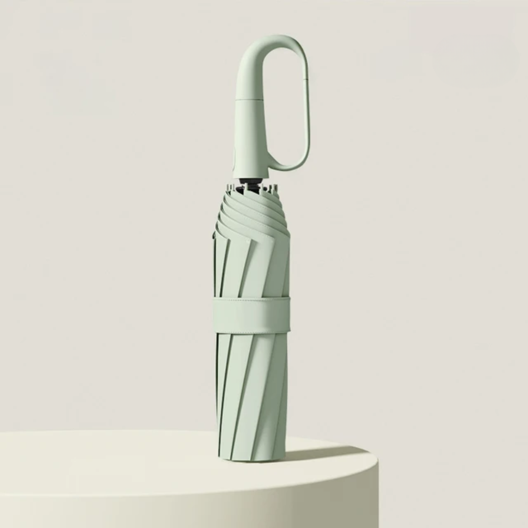 Windbestendige automatische paraplu met reflecterende details