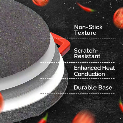 Elektrische grillpan met antiaanbaklaag van 30 cm