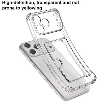 Transparant TPU Telefoonhoesje Met Pasjeshouder voor iPhone 17 Pro Max