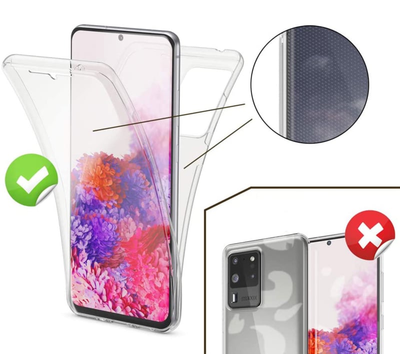 Transparant TPU Telefoonhoesje met 360 Graden Bescherming