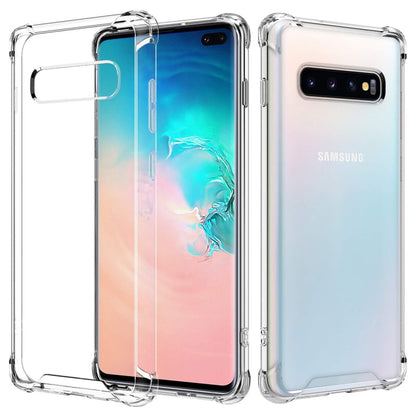 Transparant hybride telefoonhoesje met schokbestendige bumper