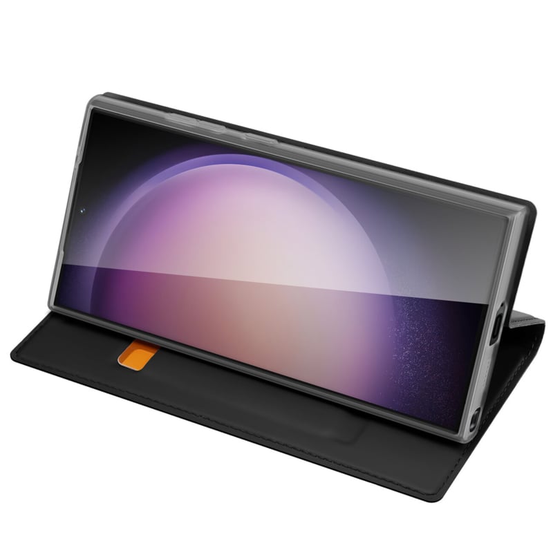 Leren flip case voor Galaxy S24 Ultra met pashouder