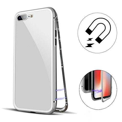 Magnetisch Telefoonhoesje met Dubbelzijdig Glas voor iPhone 7 Plus / 8 Plus