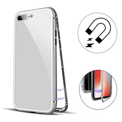 Magnetisch Telefoonhoesje met Dubbelzijdig Glas voor iPhone 7 Plus / 8 Plus