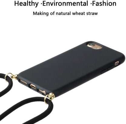 Crossbody TPU telefoonhoesje met verstelbaar koord voor iPhone SE / 7 / 8