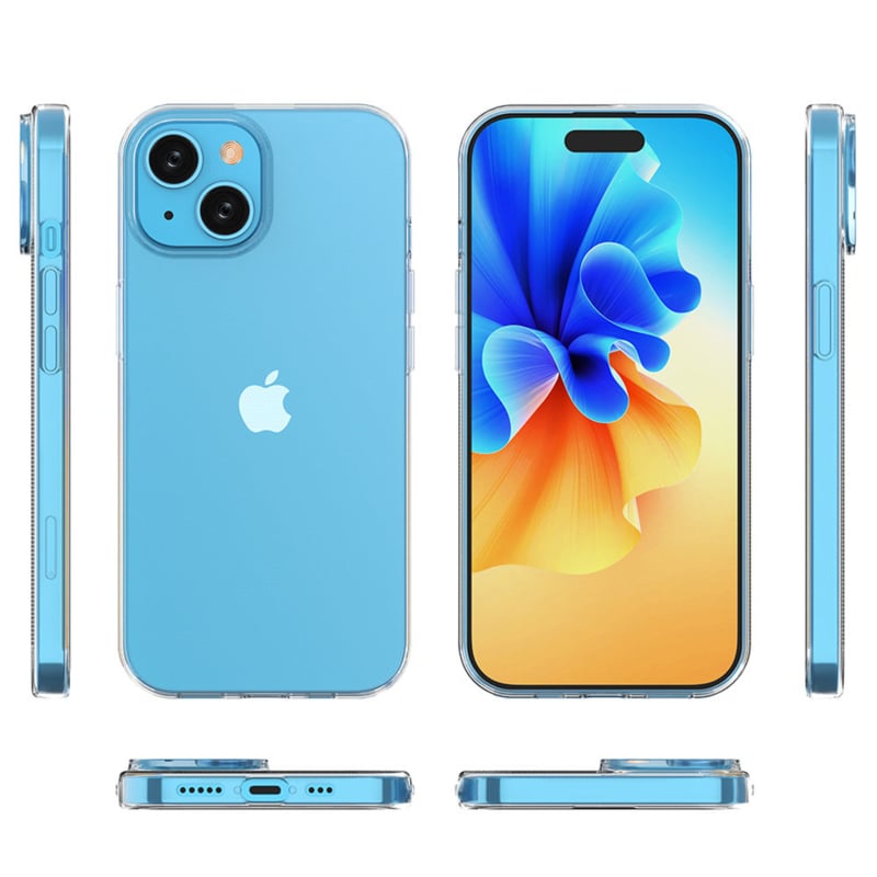 Transparant TPU Telefoonhoesje voor iPhone 15