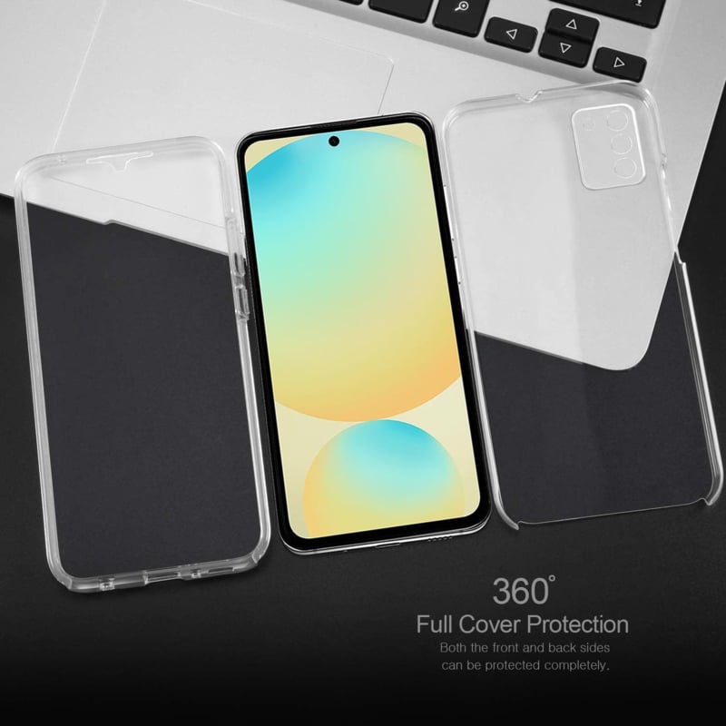 Transparant 360 graden telefoonhoesje voor Samsung Galaxy S23 FE