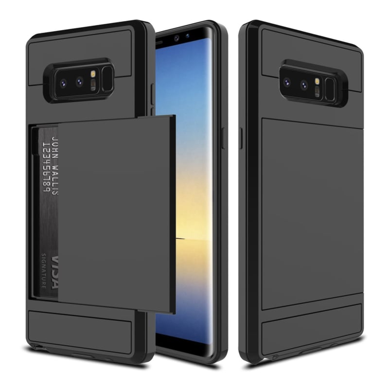 Slide Armor telefoonhoesje voor Samsung Galaxy Note 8 met pashouder
