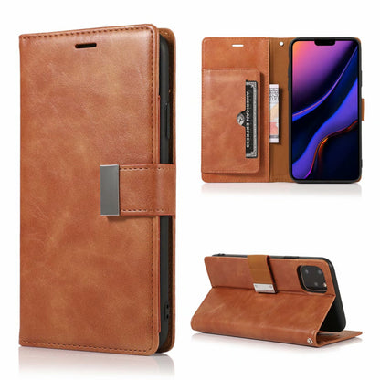 Leren portemonnee hoesje voor iPhone 11 Pro