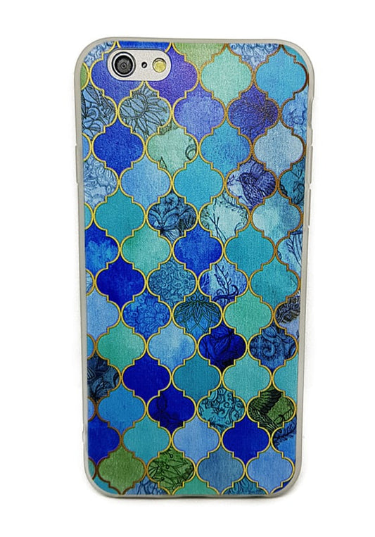 Flexibel TPU telefoonhoesje met marmer design voor iPhone 6 Plus