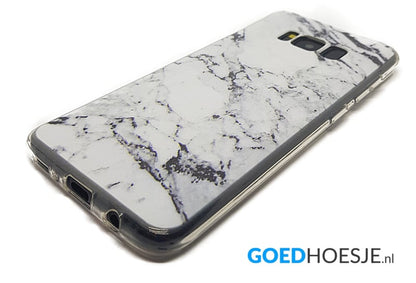 Flexibel TPU Telefoonhoesje met Marmerprint voor Samsung Galaxy S8 Plus