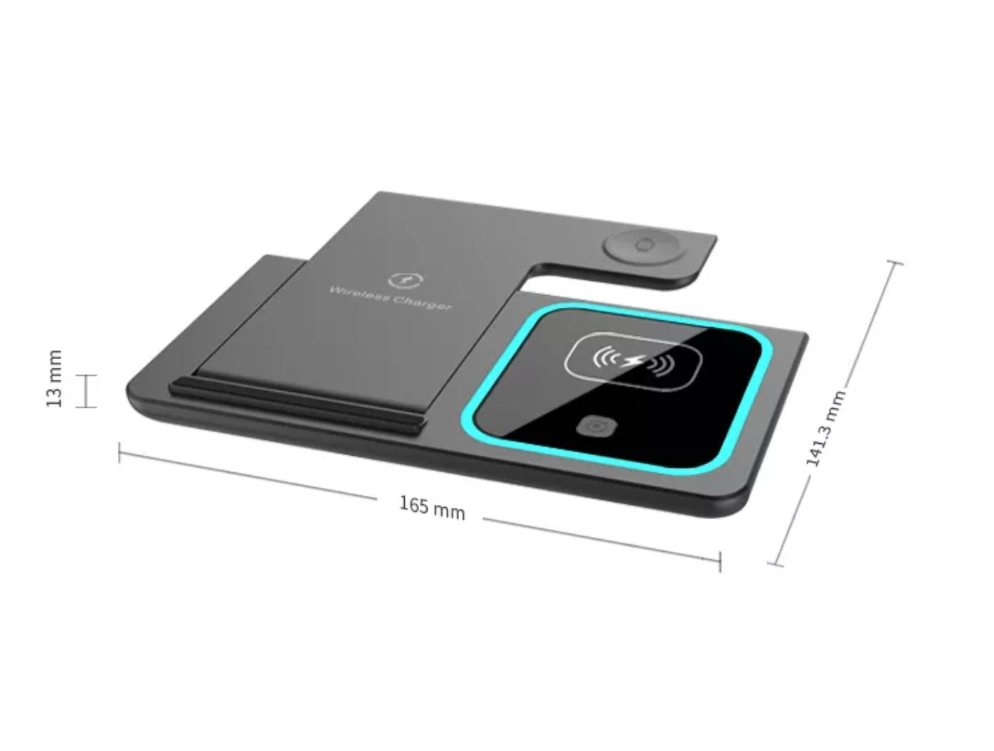 3-in-1 Draadloze Oplader Universeel - 15W snellader