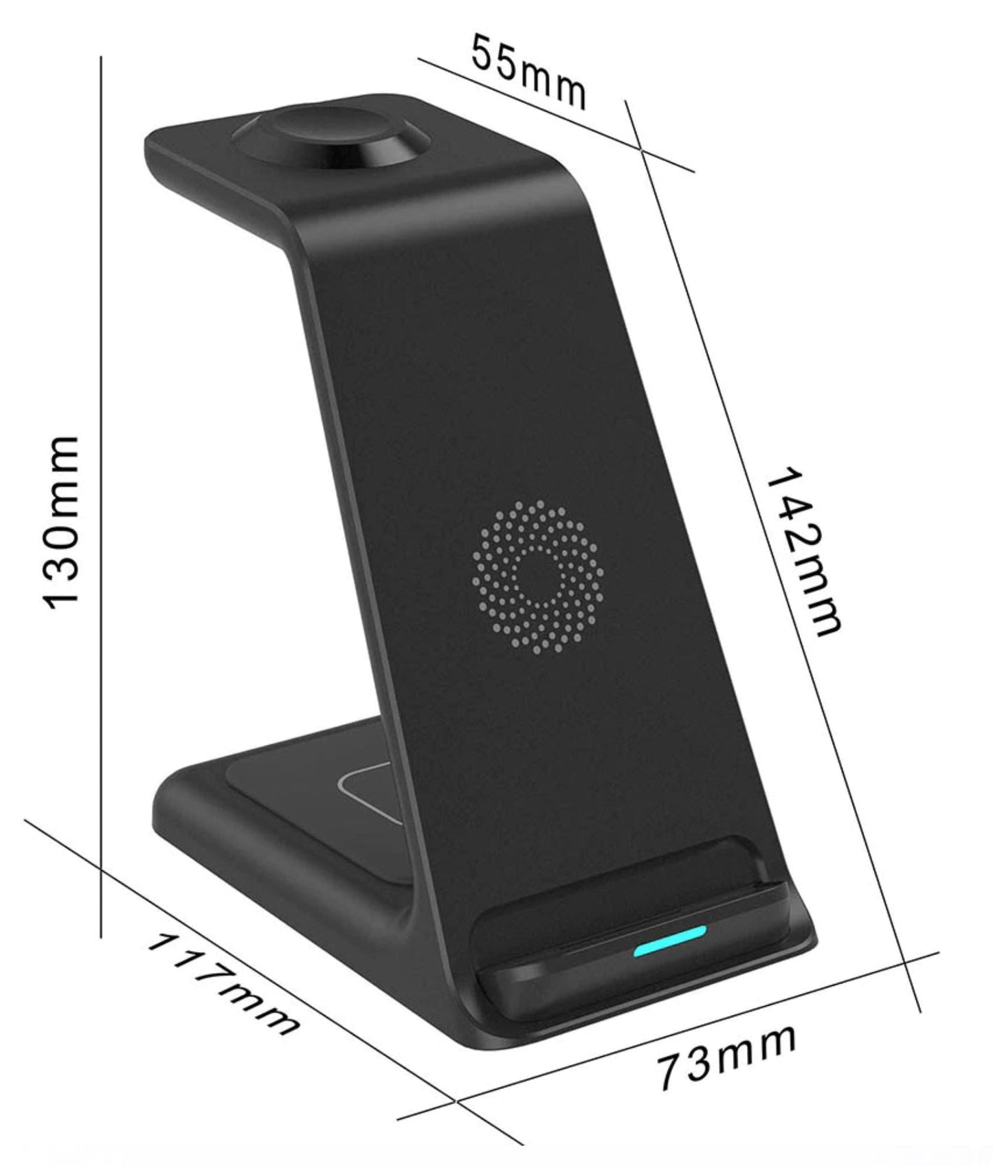 3-in-1 Draadloze Oplader voor Apple - Samsung - Huawei - Xiaomi - Airpods - Apple Watch