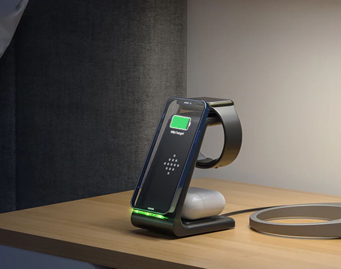 3-in-1 Draadloze Oplader voor Apple - Samsung - Huawei - Xiaomi - Airpods - Apple Watch