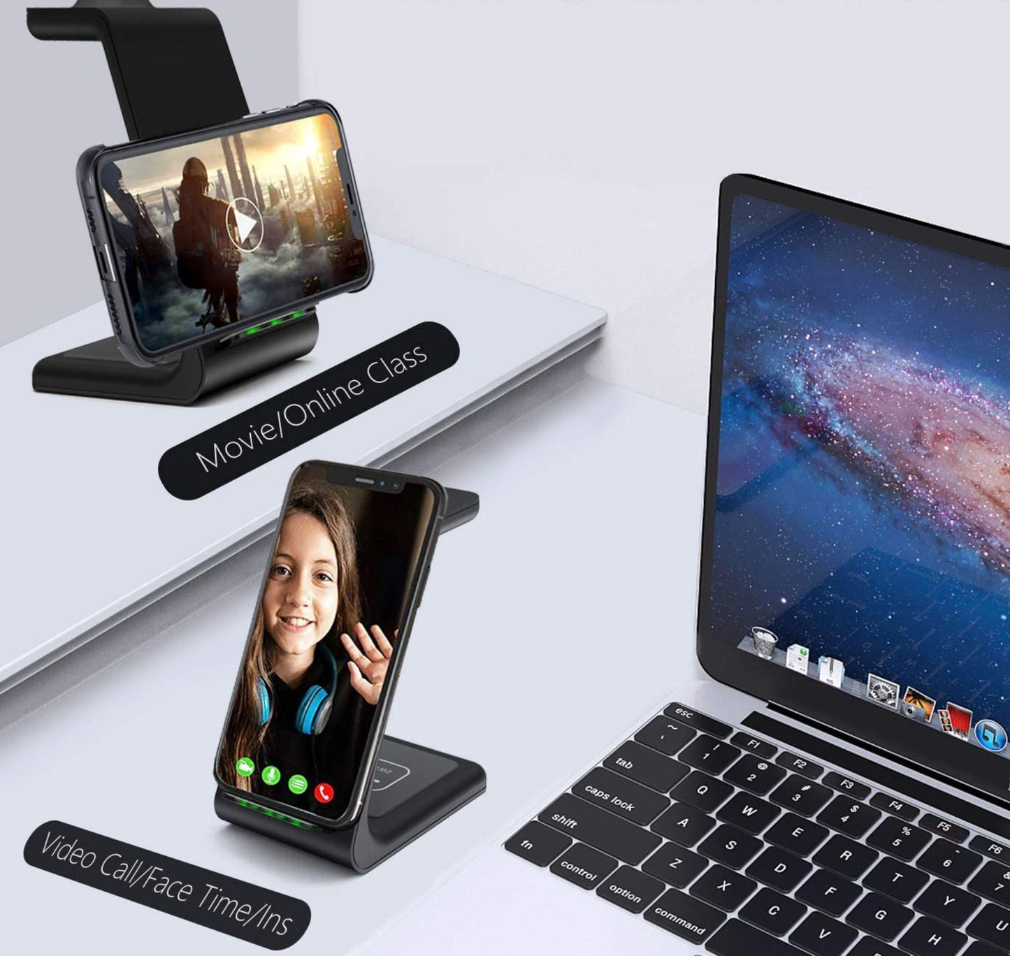 3-in-1 Draadloze Oplader voor Apple - Samsung - Huawei - Xiaomi - Airpods - Apple Watch