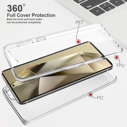 Transparant hybride 360 graden hoesje voor Galaxy S24 Ultra