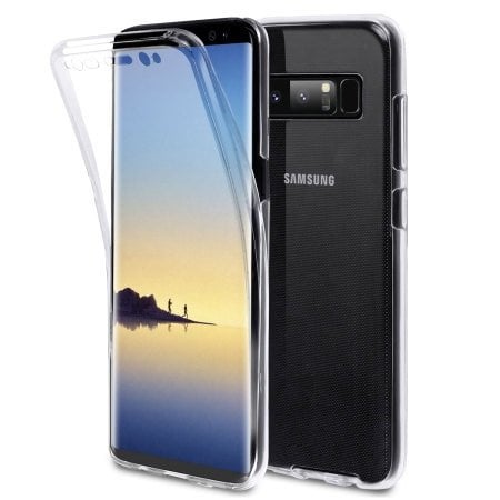 Transparant TPU telefoonhoesje met 360 graden bescherming voor Galaxy Note 8