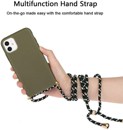 iPhone 13 Crossbody TPU Hoesje met Verstelbaar Koord