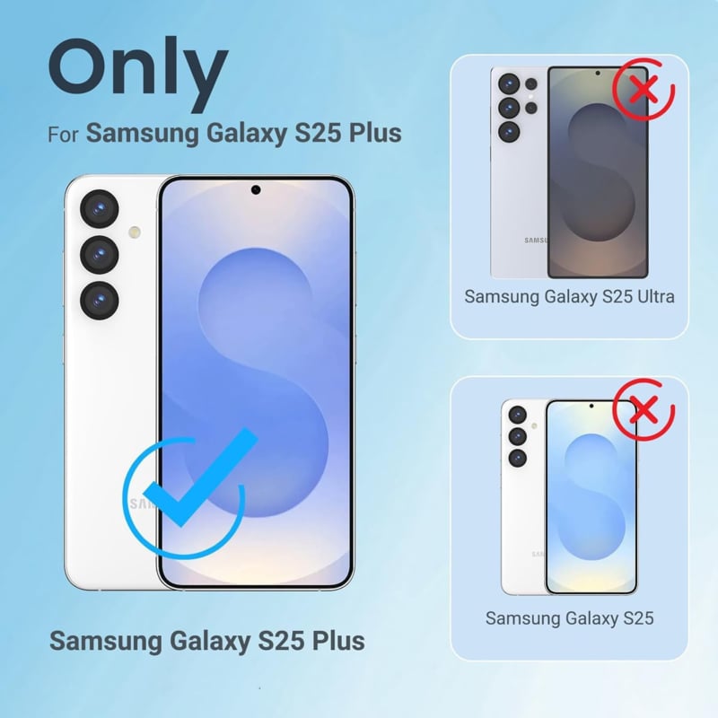 Transparant 360 Graden Telefoonhoesje voor Galaxy S25 Plus