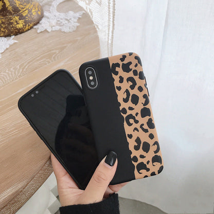 Flexibel TPU Telefoonhoesje met Luipaardprint voor iPhone Xs Max