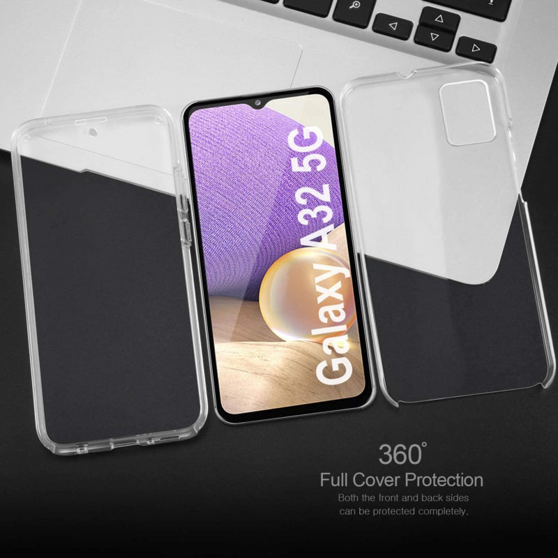 Transparant 360 graden telefoonhoesje voor Galaxy A32 5G