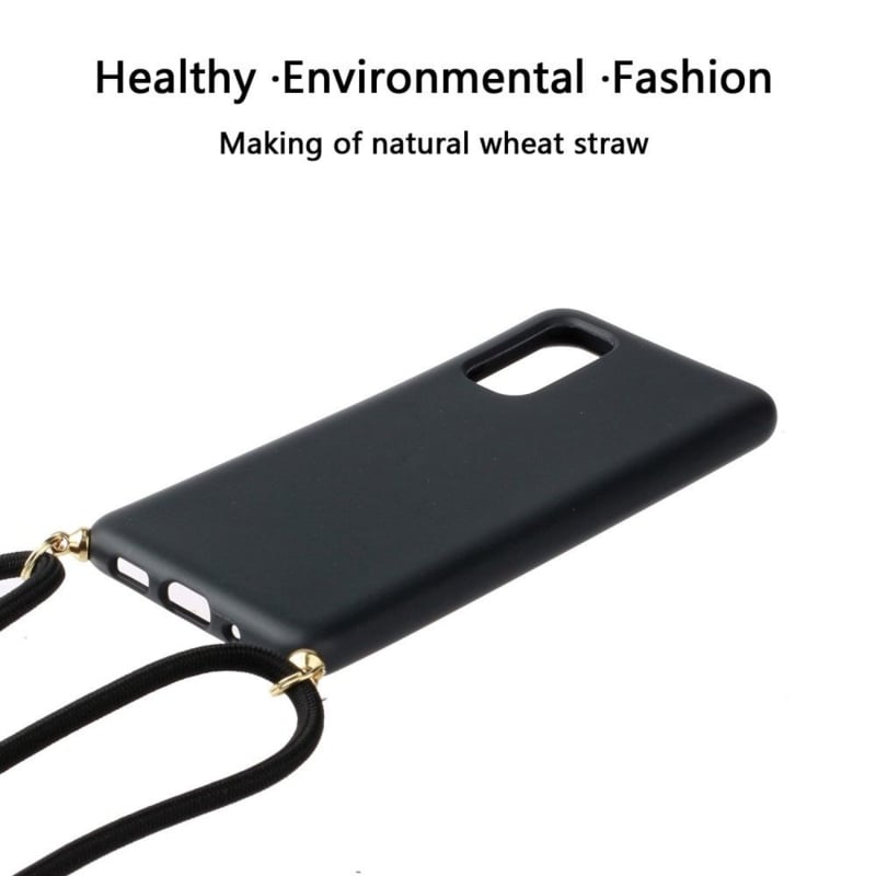 Crossbody TPU telefoonhoesje met verstelbaar koord voor Galaxy S23 FE