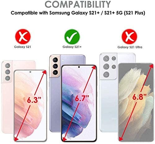 Transparant 360 graden telefoonhoesje voor Galaxy S21 Plus