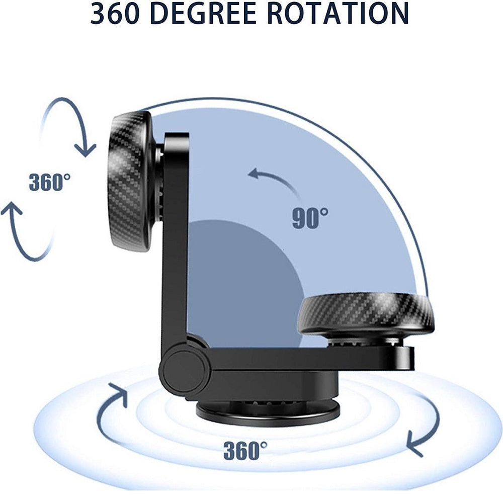 Magnetische telefoonhouder voor in de auto met 360 graden rotatie LB425