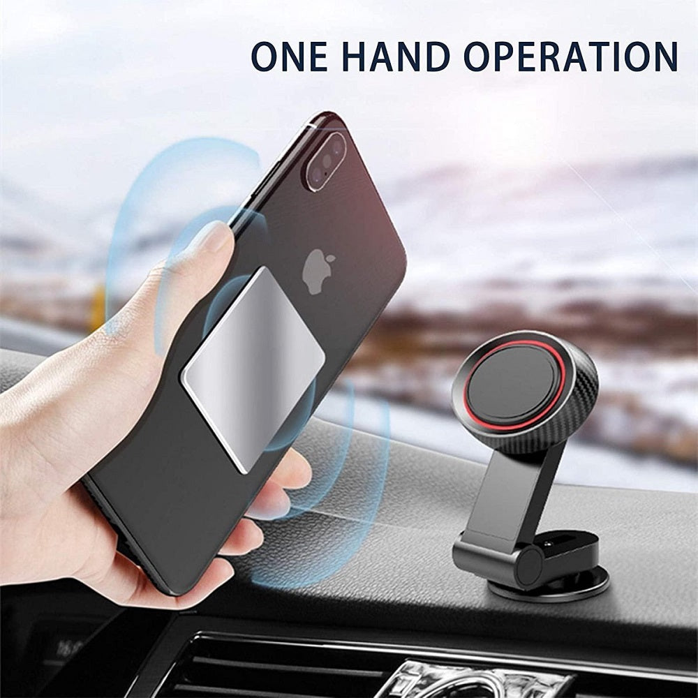 Magnetische telefoonhouder voor in de auto met 360 graden rotatie LB425