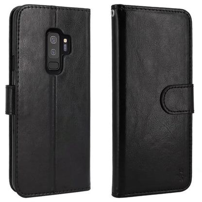 Leren portemonnee hoesje met pasfotovakje voor Samsung Galaxy S9 Plus