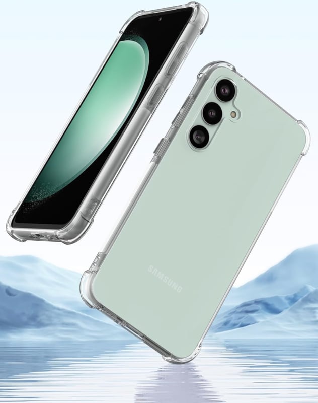 Transparant TPU telefoonhoesje met Air Cushion voor Samsung Galaxy S24 FE