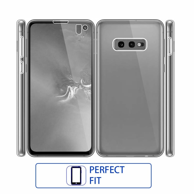 Transparant TPU telefoonhoesje voor Galaxy S10E met 360° bescherming