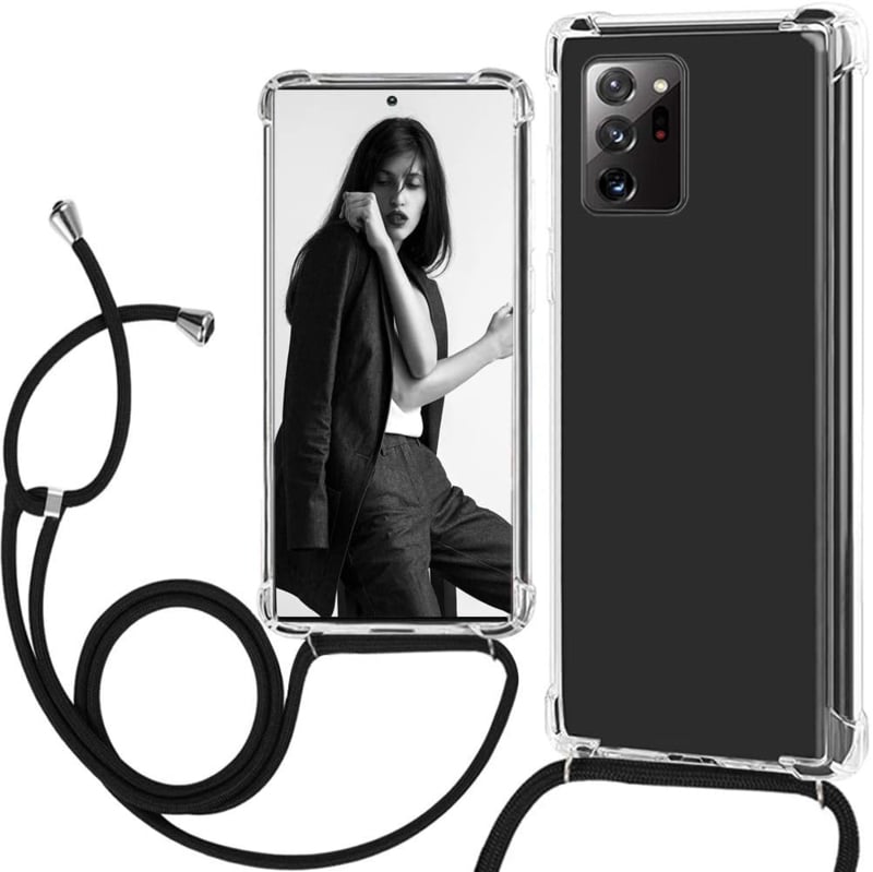 Transparant TPU hoesje met koord voor Samsung Galaxy Note 20 Ultra