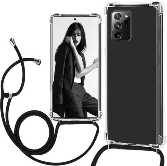 Transparant TPU hoesje met koord voor Samsung Galaxy Note 20 Ultra