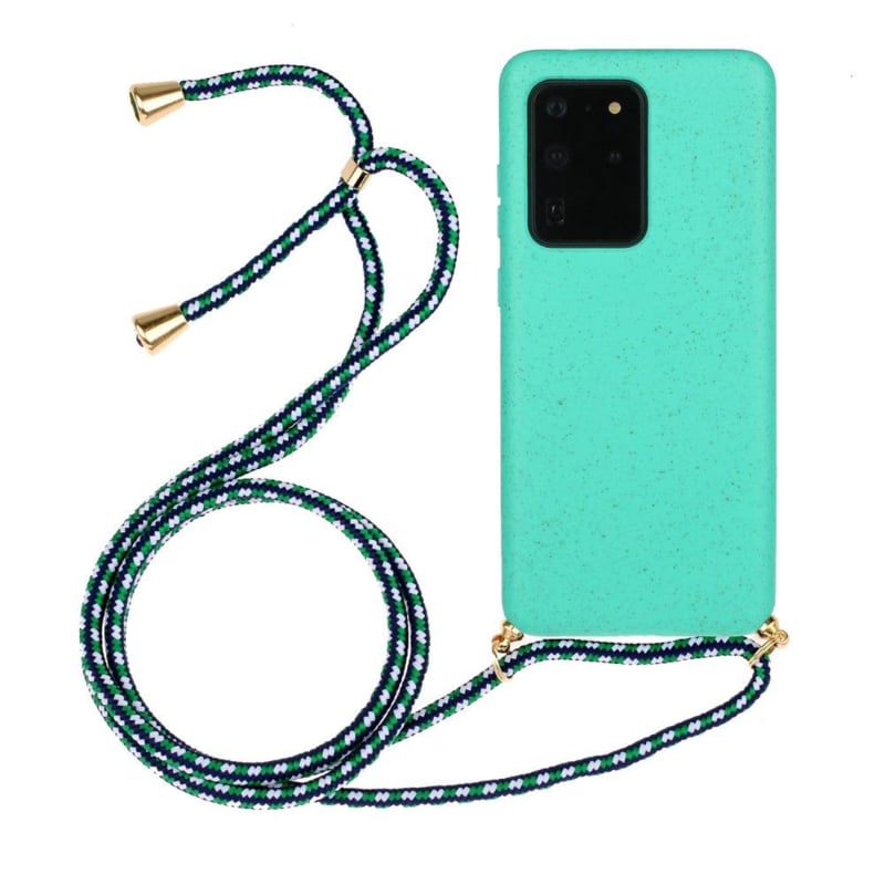 Crossbody TPU Telefoonhoesje met Verstelbaar Koord Mint