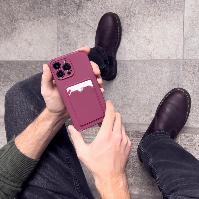 TPU Telefoonhoesje Voor iPhone 13 Pro Met Pasjesvakje