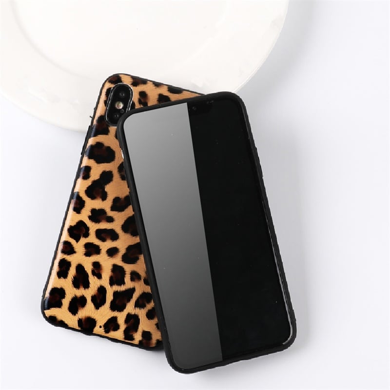 Flexibel TPU Telefoonhoesje met Luipaardprint voor iPhone Xs Max
