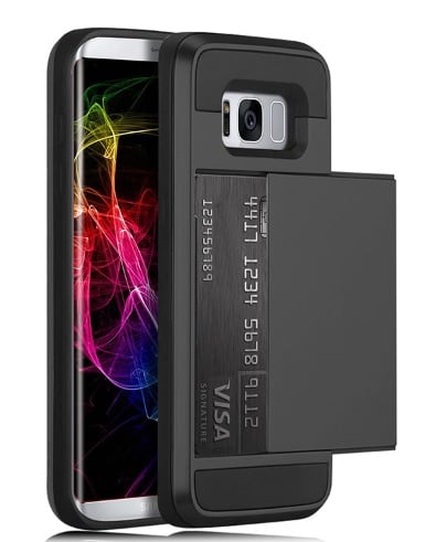Armor Telefoonhoesje met Pashouder voor Galaxy S8 Plus
