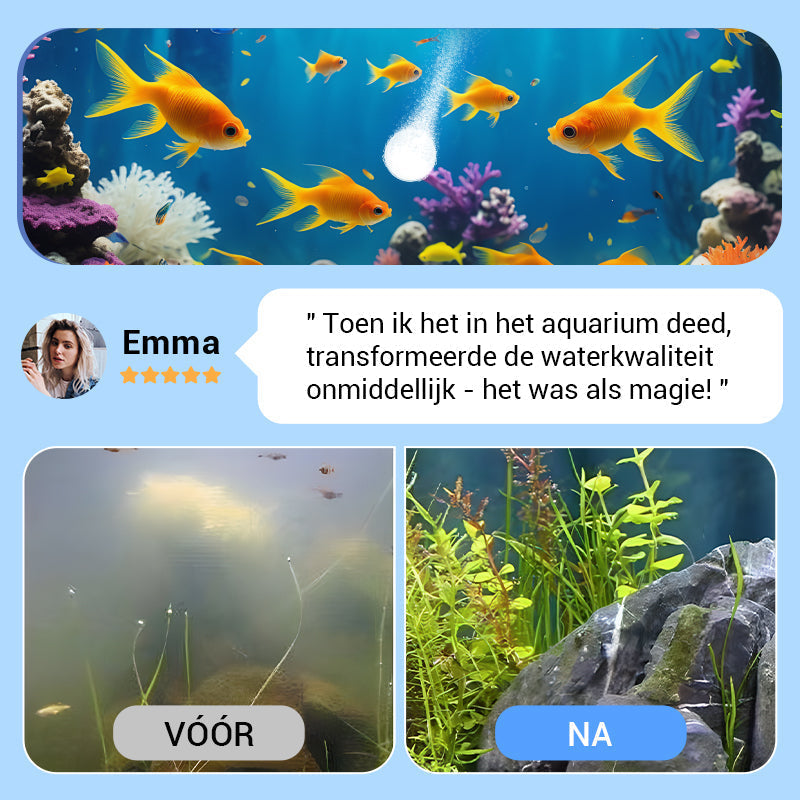 Waterzuiveringstablet voor Aquarium met Reinigende Werking