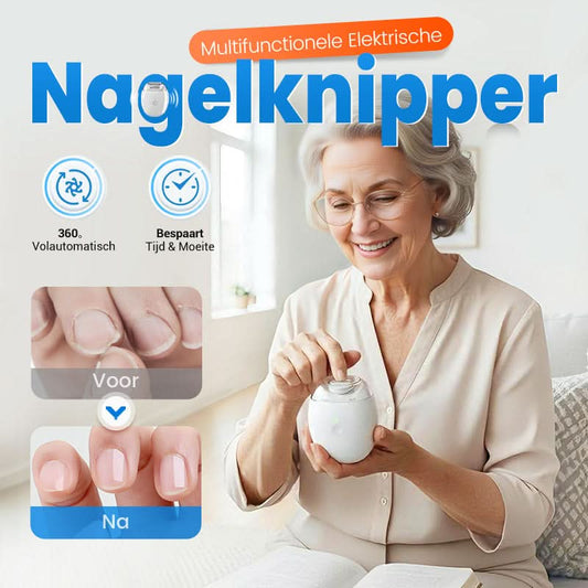 Elektrische automatische nagelvijl met veiligheidsmechanisme