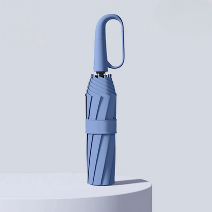 Windbestendige automatische paraplu met reflecterende details